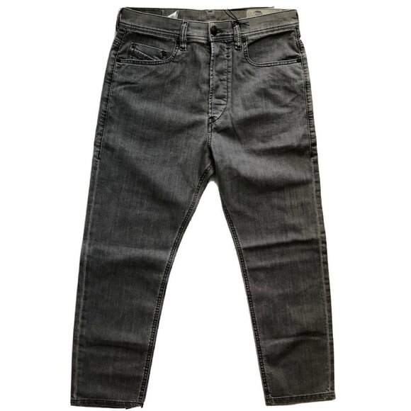 Diesel Rhial Mens 0681D Gray Slim Carrot Jeans Multi sizes